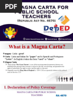 MAGNA CARTA For Public School Teachers RA 4670