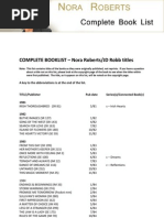 Download Nora Roberts Book List by Casey Mullins SN60167377 doc pdf