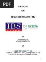 A Report On Influencer Marketing