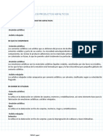 2.3 Clasificacion de Los Productos Asfalticos