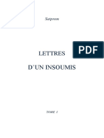 Satprem - Lettres D'un Insoumis - Tome I
