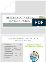 Metodología de La Investigación