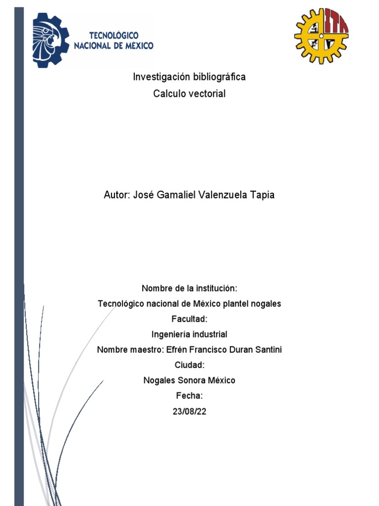 Definición de Un Vector en R2, R3 y Su Interpretación Geométrica | PDF ...