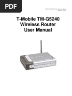 Download D-Link T-Mobile TM-G5240 Wireless Router User Manual by dpv343 SN60168344 doc pdf