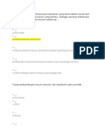 Soal E Learning (Sejarah Hukum) Ke-6