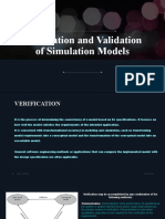 Verification and Validation of Simulation Models