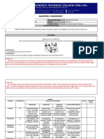 Daniel Joseph Villares - Quarterly Assessment - Music10