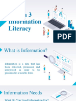 Lesson 3 Information Literacy