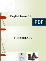 English Lesson 11