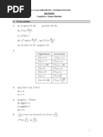 (MAA 2.4-2.5) COMPOSITION - INVERSE FUNCTION - Solutions