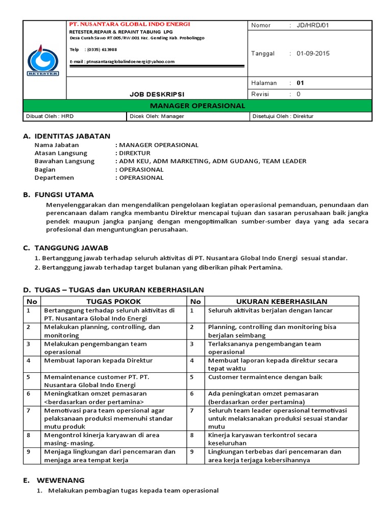 Manager Op. | PDF | Karier & Perkembangan | Pengembangan Diri