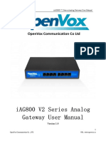 iAG800 V2 Series Analog Gateway User Manual
