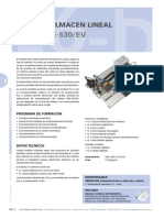 Módulo lineal de almacenamiento de piezas con control PLC/Arduino