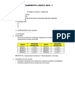 Informe Semana 06