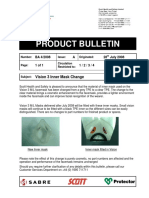 Product Bulletin Vision 3 Inner Mask Change