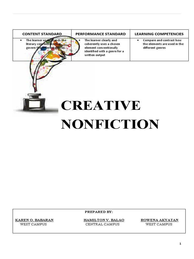 CNF Module 2 | PDF | Essays | Writing