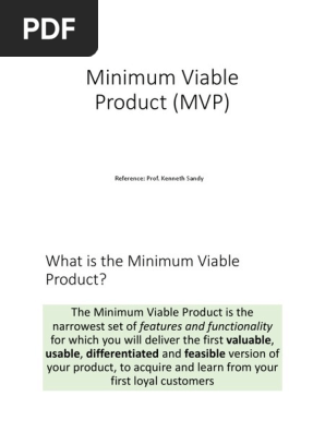 Tech1001-3 - Minimum Viable Product (MVP)