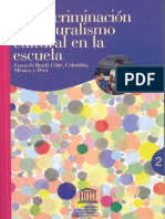 DISCRIMINACION PLURALISMO CULTURAL en ESCUELA - UNESCO