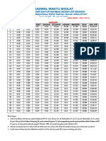 Jadwal Waktu Sholat-22