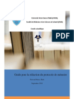 Guide Du Protocole - Septembre 2018 UNDH