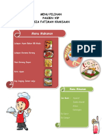 Menu Pilihan Pasien Vip