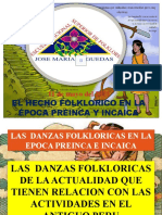 Danzas folklóricas peruanas y actividades agrícolas