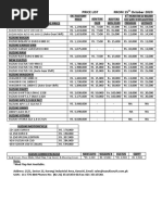 Price List 15-10-2020