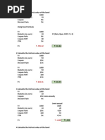 Bond Valuation - Excel