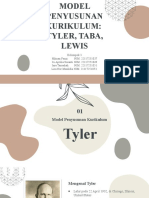 Model Penyusunan Kurikulum Tyler, Taba, Lewis - PPT (Draft 1)