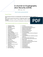 International Journal on Cryptography and Information Security IJCIS