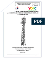 Diseño estructural torre de telecomunicaciones 21m