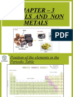 Metals and Non Metals