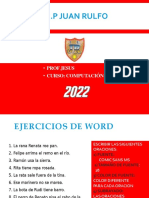 EJERCICIOS DE WORD