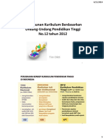 Penyusunan Kurikulum - Dasar UU PT