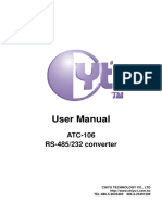 Atc-106 User Manual English
