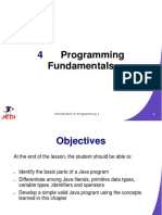 JEDI Slides Intro1 Chapter04 Programming Fundamentals Ver2