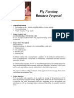 Pig Farming Business Proposal