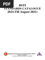 Bsti 2021 (Till August 2021) : Standards Catalogue