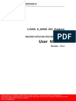 R - GPON - SFU4GE1GE3FE4GE1GE3FECATVAGC Products User Manual Old WEB Style V1.1 20200318