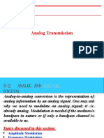 Analog Transmission Modulation Types