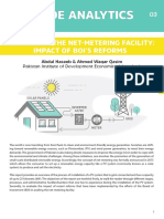 Pa 03 Availing of The Net Metering Facility Impact of Bois Reforms