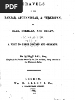 1846 Travels in Panjab Afghanistan and Turkistan To Balk Bokhara and Herat by Lal S