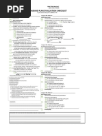 Standard Plan Evaluation Checklist