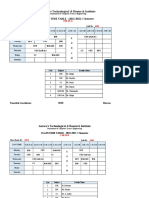 4th Year CSE, IT Timetables-1