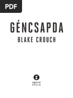 Blake Crouch: Géncsapda