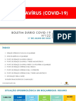 Boletim Diario Covid Nº122 - July 17