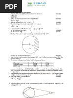 Form 4 - Mathematics - Assignment