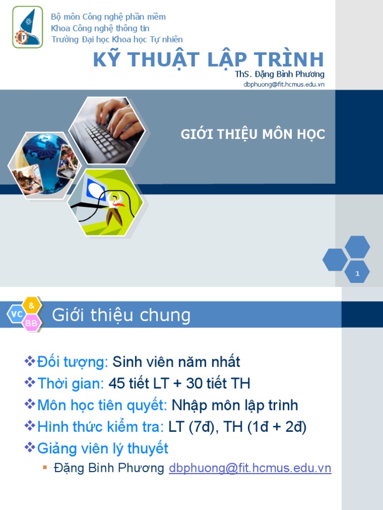 KTLT C00 GioiThieuMonHoc | PDF