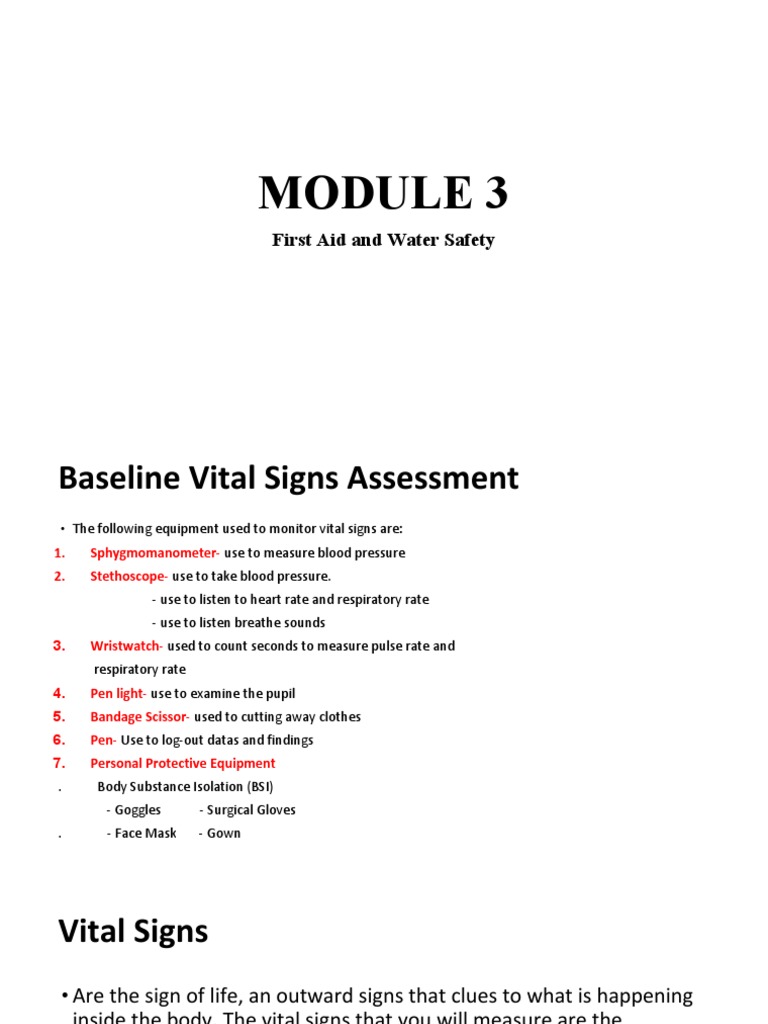 First Aid and Water Safety PDF Breathing Exhalation