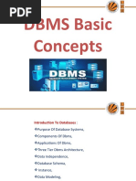 DBMS Basic Concepts